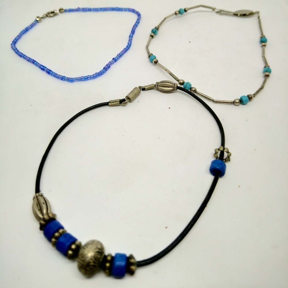 Three anklets